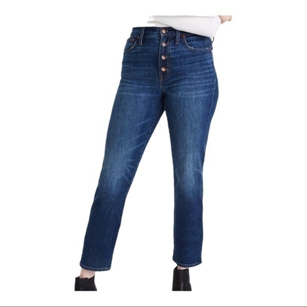 Madewell Cropped High Rise Denim Jeans Sz 23